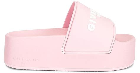 givenchy pink slides womens|givenchy platform slides.